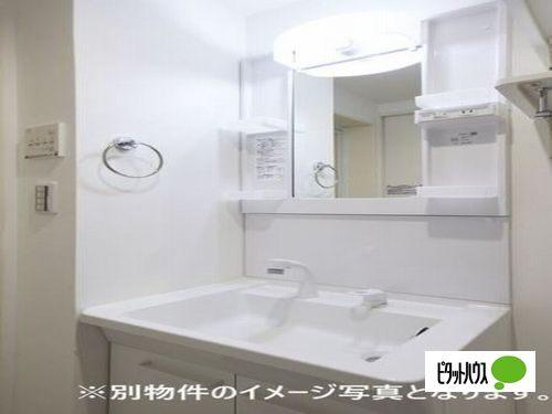 明石市大観町アパート 洗面