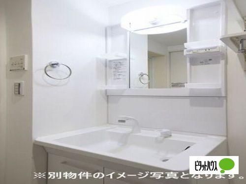 明石市大観町アパート 洗面