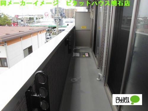 神戸市垂水区霞ケ丘アパート バルコニー