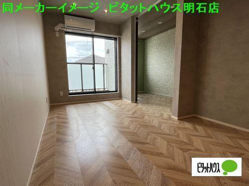 明石市大久保町森田アパート リビング