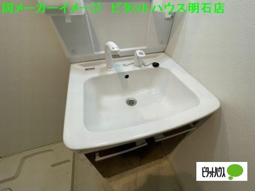 明石市魚住町西岡アパート 洗面