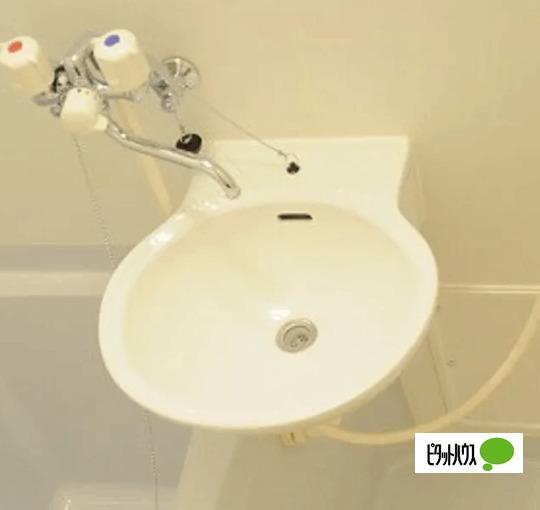 神戸市西区竜が岡アパート 洗面
