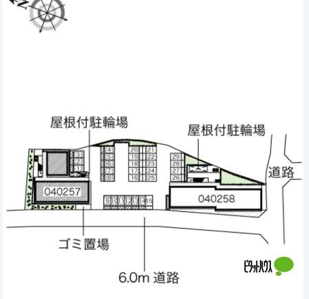 神戸市西区岩岡町西脇アパート 地形図・案内図