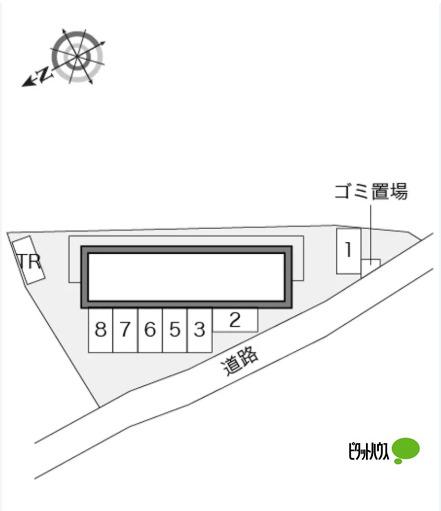 神戸市西区玉津町西河原アパート 地形図・案内図