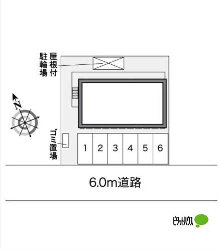 神戸市西区北別府アパート 地形図・案内図