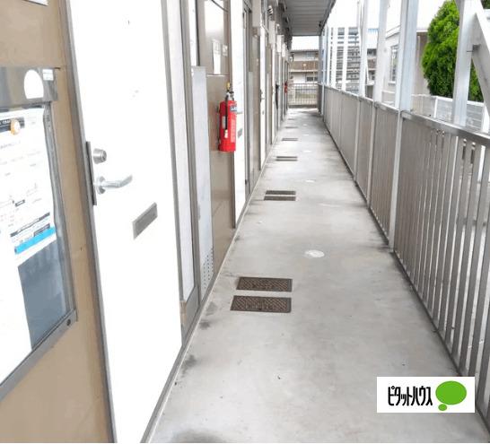 明石市松江アパート エントランス
