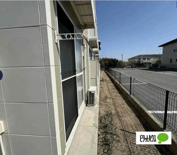 明石市大久保町西島アパート バルコニー