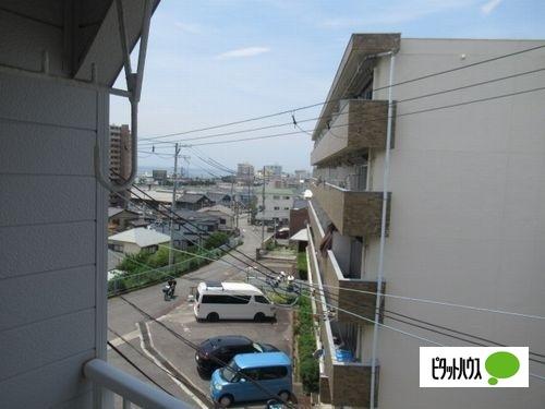 明石市朝霧南町アパート 眺望