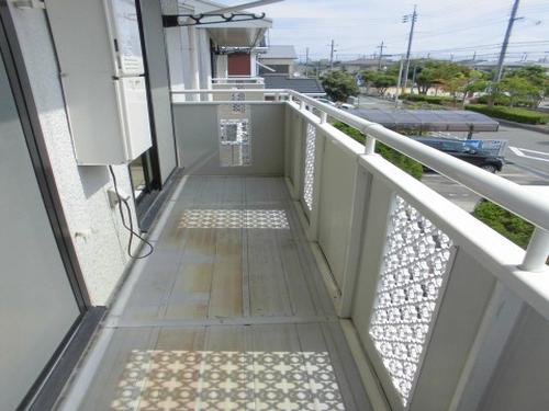 明石市小久保アパート バルコニー