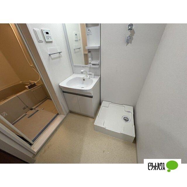 明石市新明町アパート 洗面