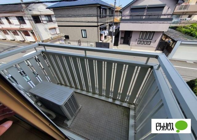 明石市太寺アパート バルコニー