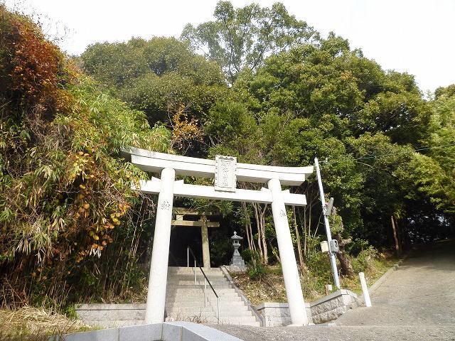 下畑海神社：600m