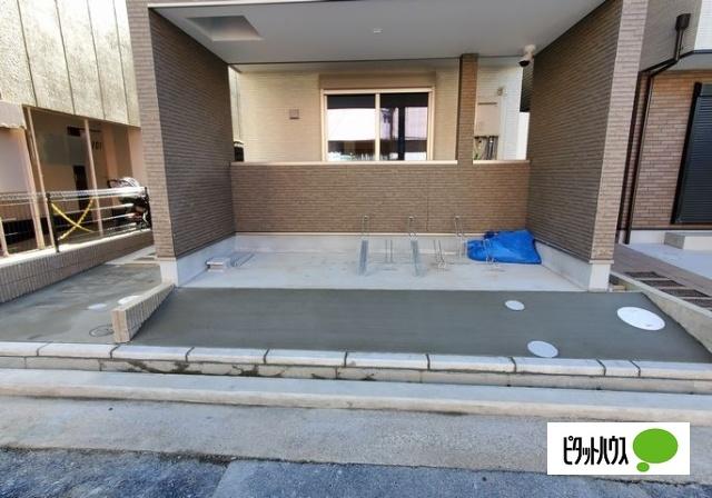 明石市西新町アパート エントランス