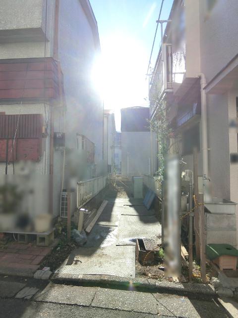 【アプローチ部分】更地時撮影