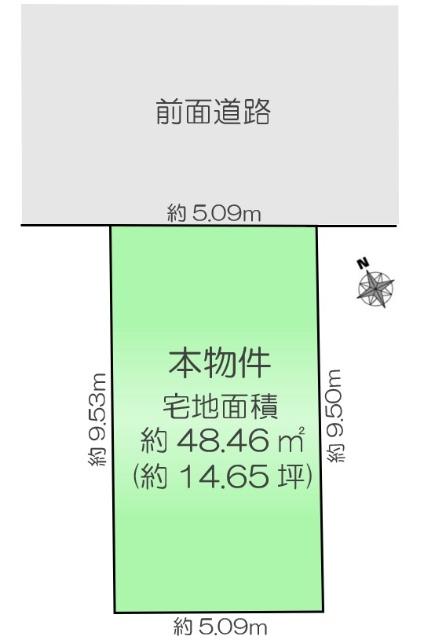 【「福住」エリア整形地 道路幅員広々約8ｍ】是非現地をご見学ください(※現況優先)。