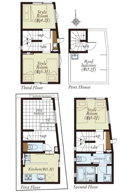 【建物面積：約70.37m2】※現況優先
