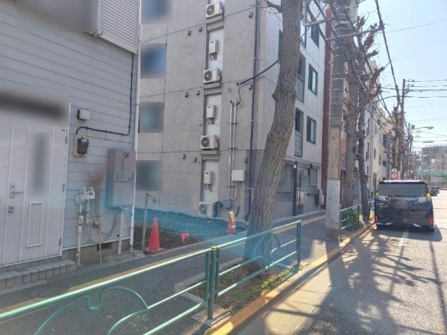 【文京向丘2丁目 条件無売地】 前面道路含む現地写真