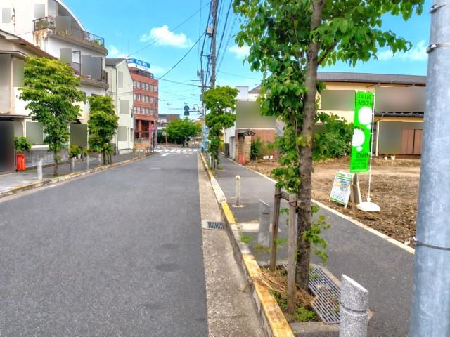 【葛飾東金町3丁目 売地】 前面道路含む現地写真