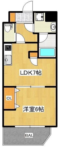 スプランディッド新大阪III（1011） 間取り図画像