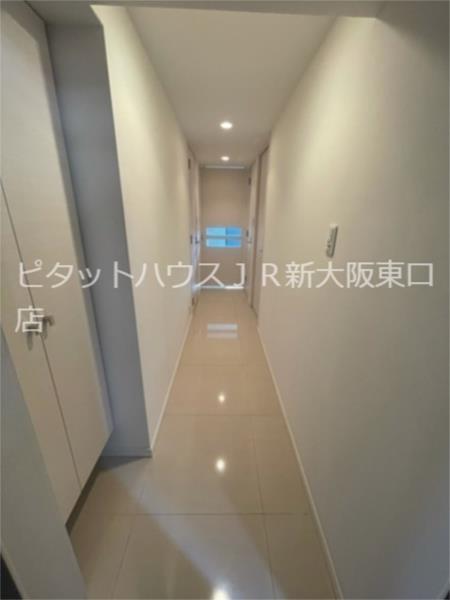 大阪市東淀川区東中島マンション 玄関