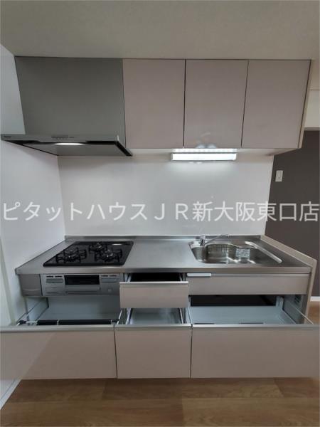 大阪市東淀川区西淡路マンション キッチン