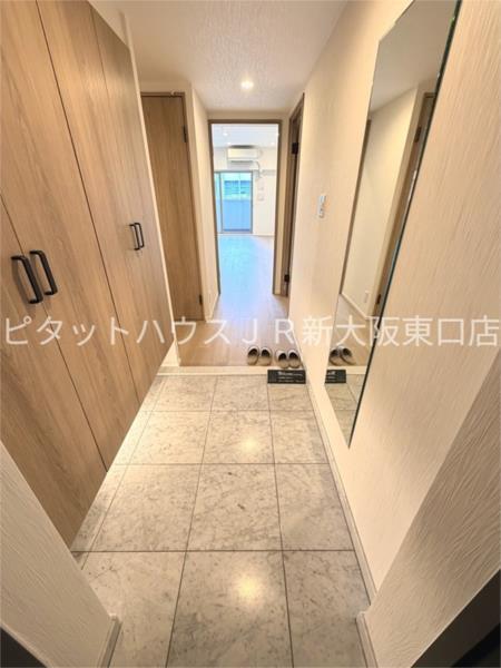 大阪市東淀川区東中島マンション 玄関