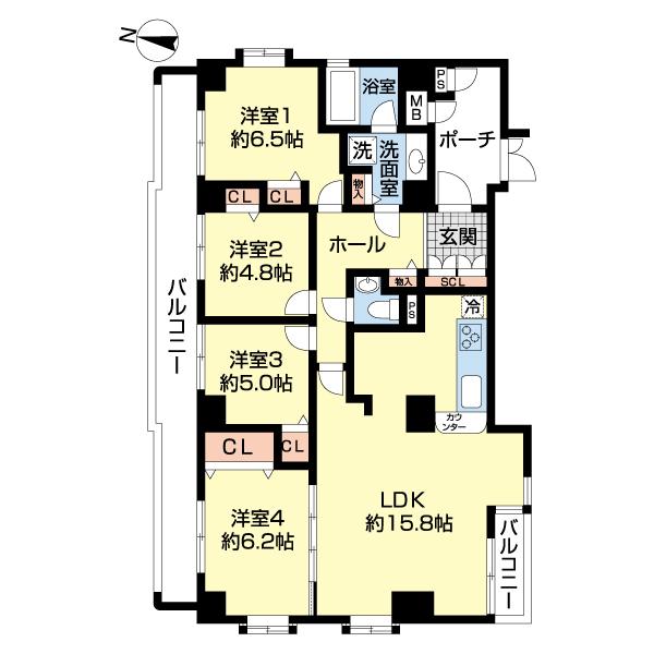ライオンズステーションプラザ大島（701） 間取り図画像