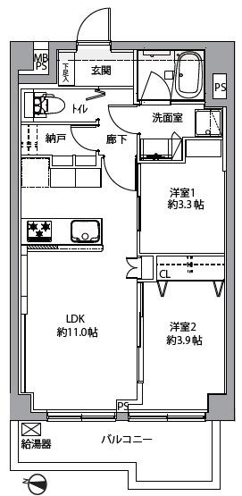 アルカディア錦糸町（301） 間取り図画像
