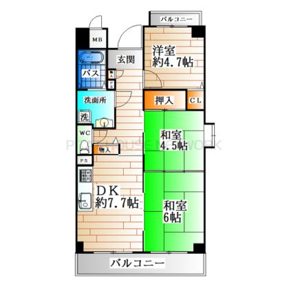  間取り図写真