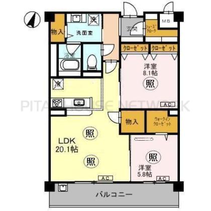  間取り図写真