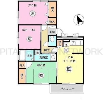  間取り図写真
