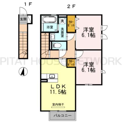 セジュール東宝塚 間取り図写真