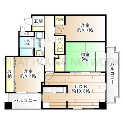  間取り図写真