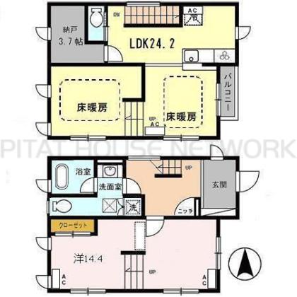  間取り図写真