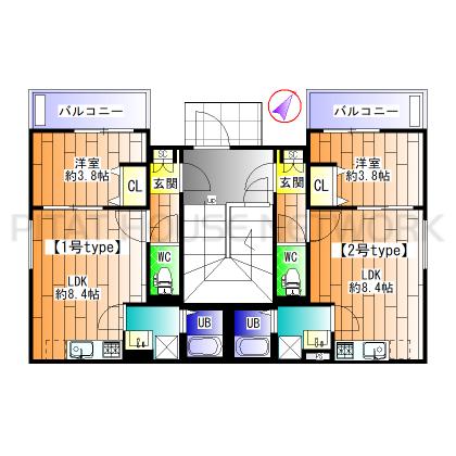 間取り図写真