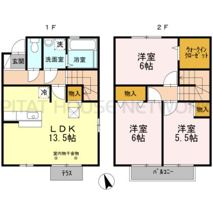  間取り図写真