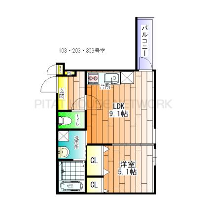  間取り図写真
