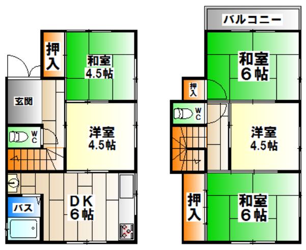  間取り図写真