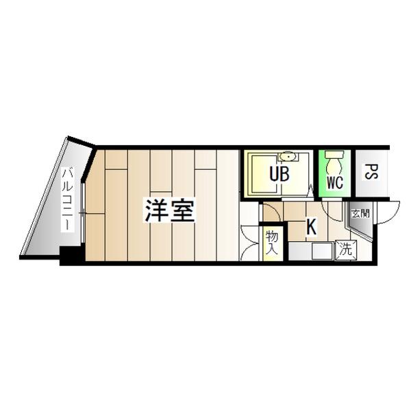 リバティー壱番館（402） 間取り図画像