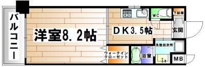 THREE　DEER（305） 間取り図画像