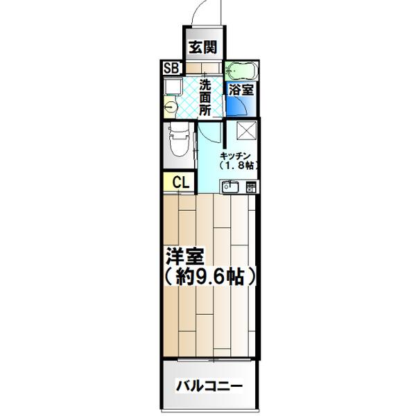ラ・ウェゾン板宿（603） 間取り図画像