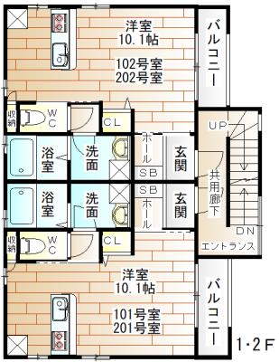  間取り図写真