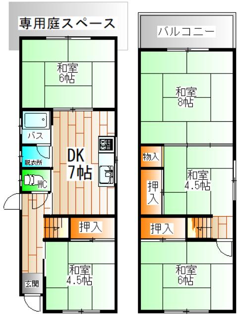  間取り図写真