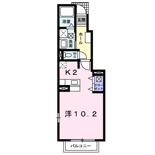 エスターブレＣ（102） 間取り図画像