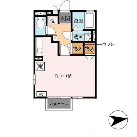 サンコーポ曽根（203） 間取り図画像