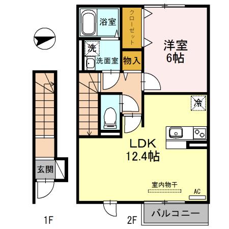 キャトルセゾン杉（202） 間取り図画像