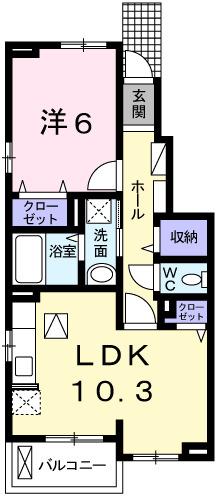 エスト　アロッジオ（103） 間取り図画像