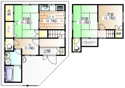  間取り図写真