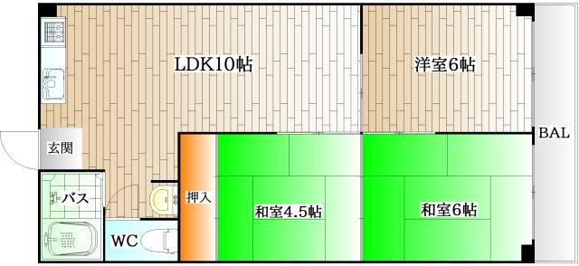  間取り図写真
