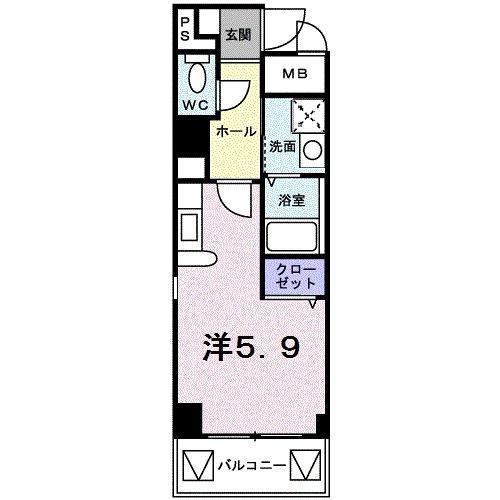 リバーサイドＯＮＥ（602） 間取り図画像